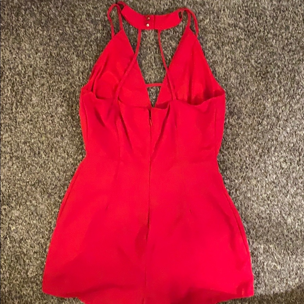 Red romper - Picture 2 of 2